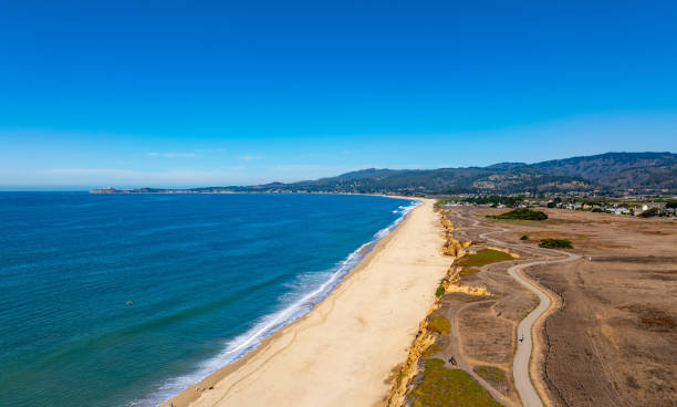 istock Half Moon Bay Coastal Beach Aerial California 2201687888