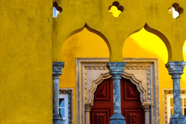 istock Colorful architectural detail at Pena Palace, Sintra. 2201689980