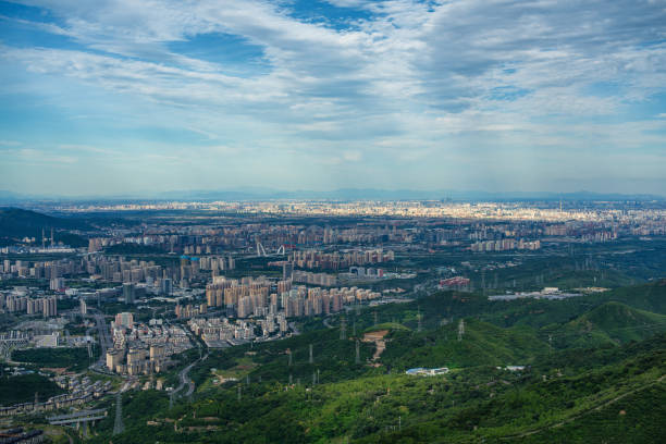 istock Overlooking Beijing western part from mountains 2201690359