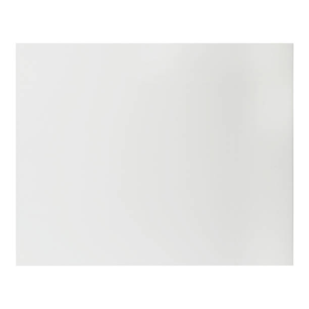 istock Closeup of a white plastic piece on a pure white background 2201697762