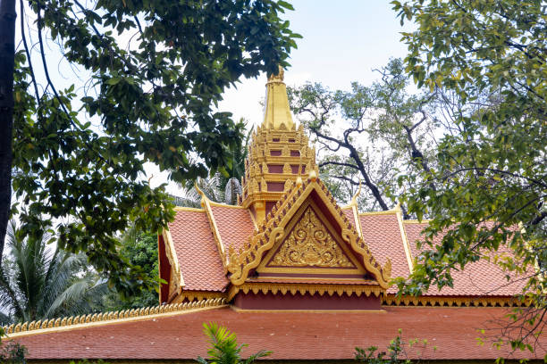 Cambodia.Siem Reap. The palace in the Royal park