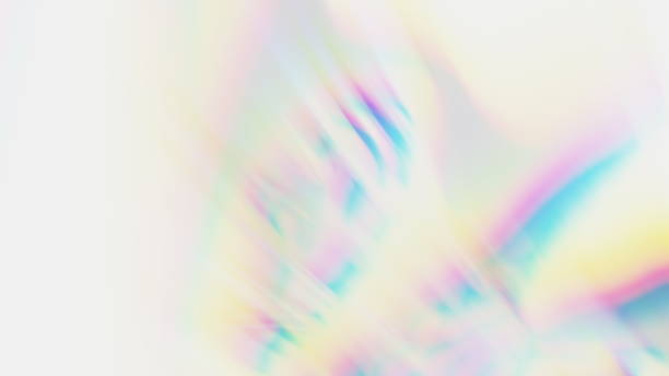 istock Bright colors swirl together in an abstract pattern, creating a sense of movement and fluidity. soft luminosity gives an ethereal feel, enhancing the artistic expression of light and form 2201700675