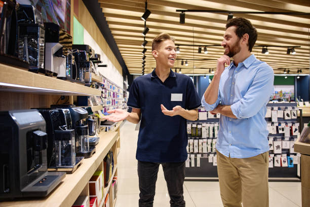 istock Engaging Sales Interaction Experience in a Modern Appliance Retail Store Setting Today 2201704003
