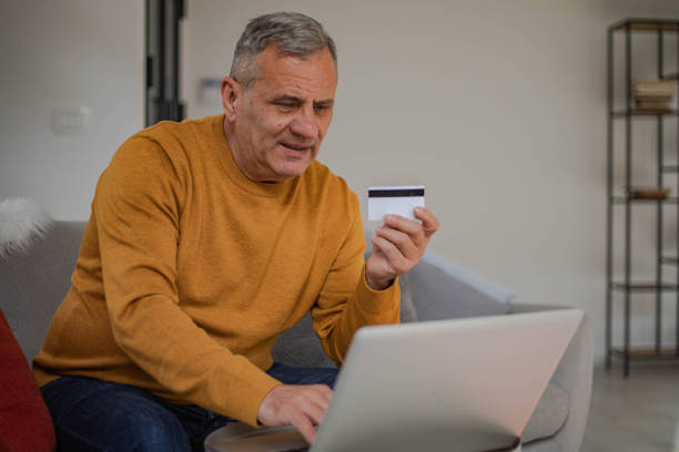 istock Shopping from home, contactless payment 2201705173