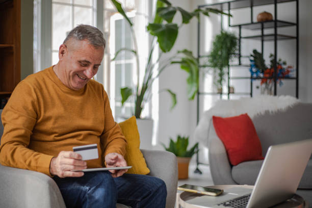 istock Payment from home, contactless payment 2201705350