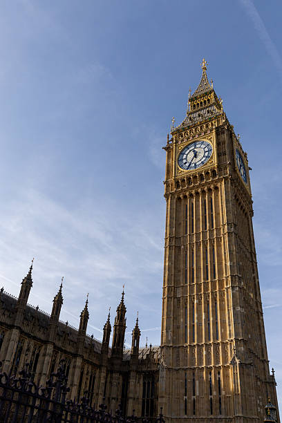 istock Golden Hour at Noon – Big Ben Against the Sky 2201705764