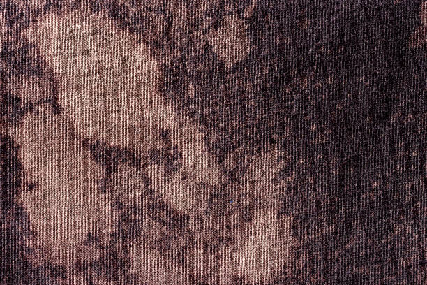 Close up top view photo of brown colored background fabric with elegant texture