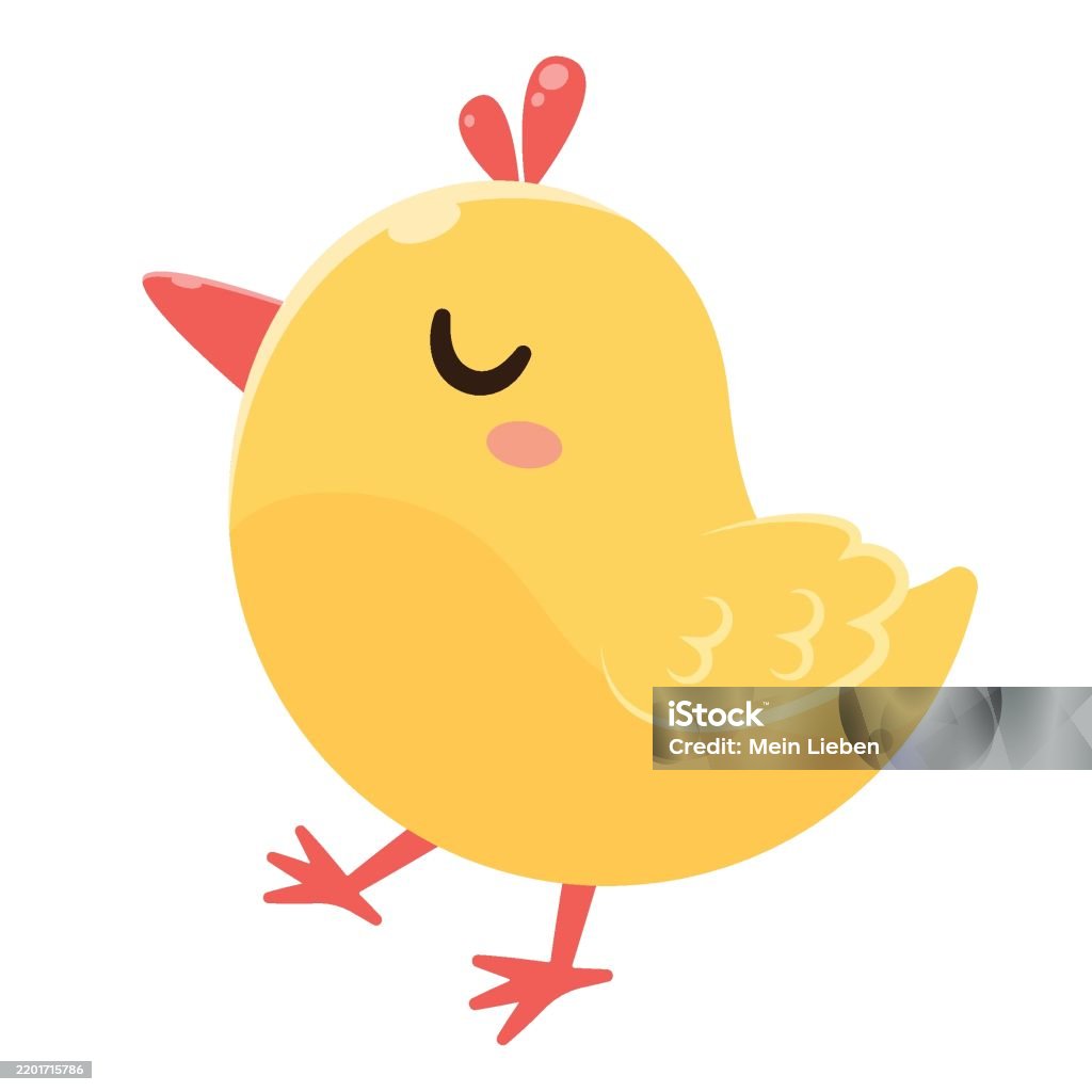 Chicks Vector Cute Chick Vector Illustration In Flat Style Stock Illustration ...