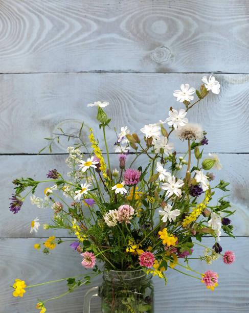 istock Bouquet of wild flowers 2201717572
