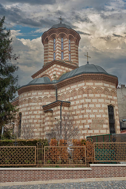istock Saint Anthony Church in Bucharest downtown, Romania. 2201717887