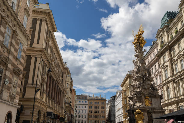 istock Graben Street and the Plague Column in Vienna, Austria 2201719877