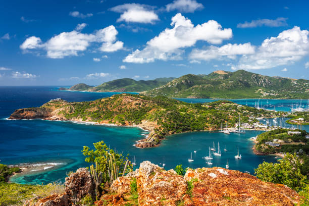 istock Shirley Heights, Antigua overlooking English Harbour 2201720747