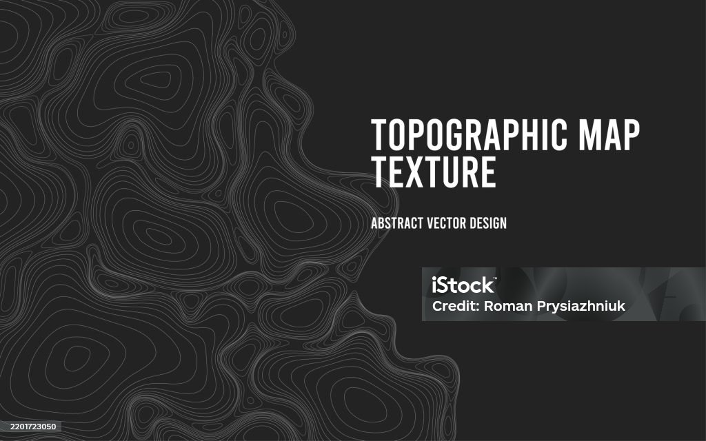 Typo Map Background Topographic Map Background With Copy Space Topographic Map Pattern With ...