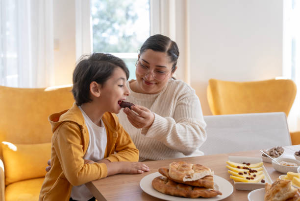 istock Turkish family eating breakfast at home 2201737063