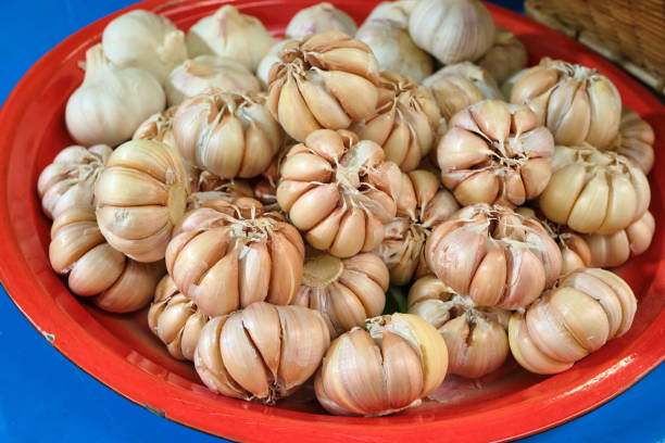 Thai garlic at the market