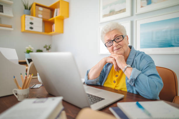 istock Senior woman at home 2201748571