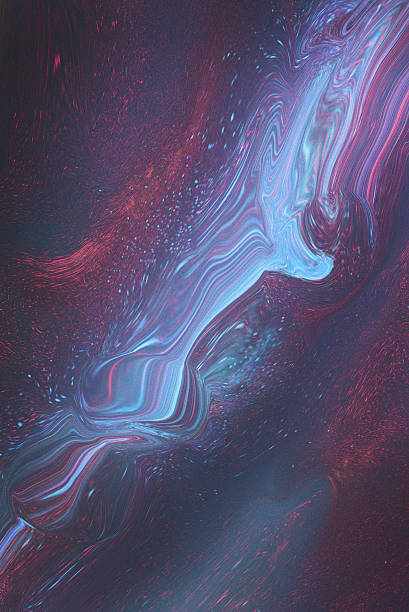 istock Abstract Swirling Patterns with Vibrant Colors in Motion 2201757489