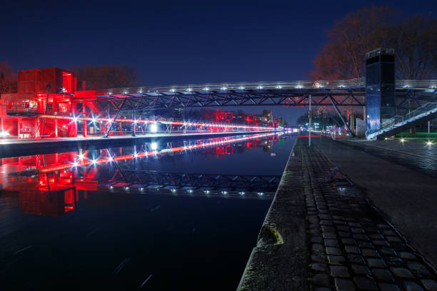 istock Night view of the Parc de la Villette, Paris 2201758116