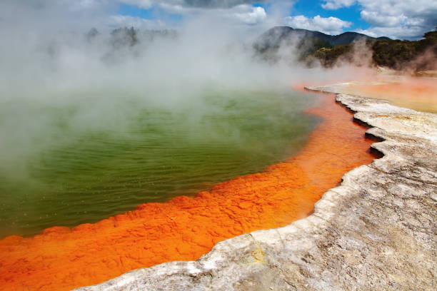 istock Hot thermal spring, New Zealand 2201760778