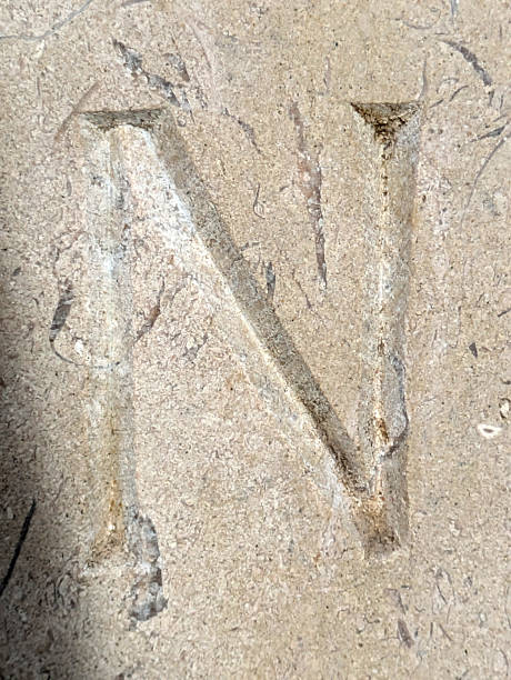 istock Written Wording in Distressed State Typography Found Ransom Letter N 2201762149