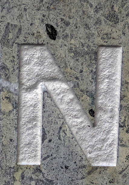istock Written Wording in Distressed State Typography Found Ransom Letter N 2201762342