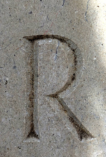istock Written Wording in Distressed State Typography Found Ransom Letter R 2201763697