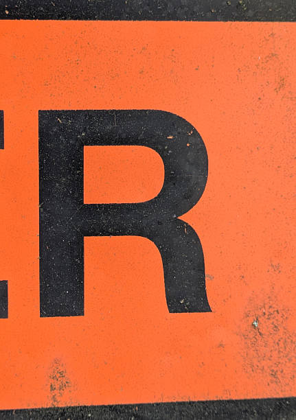 istock Written Wording in Distressed State Typography Found Ransom Letter R 2201763887