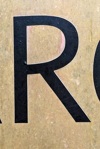 istock Written Wording in Distressed State Typography Found Ransom Letter R 2201764059