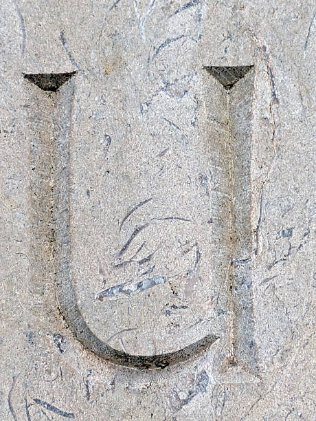 istock Written Wording in Distressed State Typography Found Ransom Letter U 2201764598