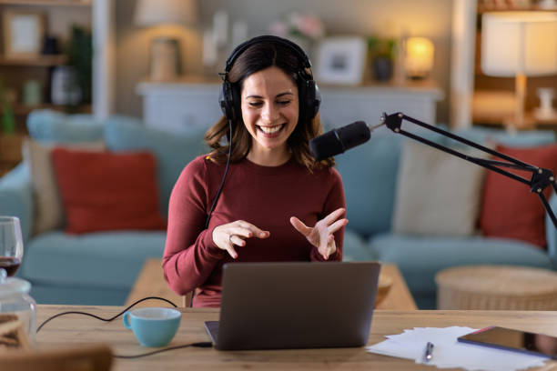 istock Woman working remotely in home office, at workplace with computer 2201765124