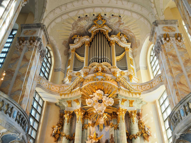 istock Inside Frauenkirche in Dresden 2201767028