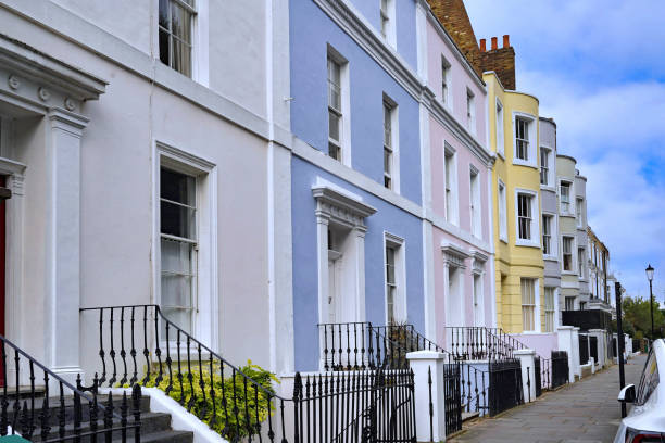 istock White stucco apartment building or townhouse 2201781002