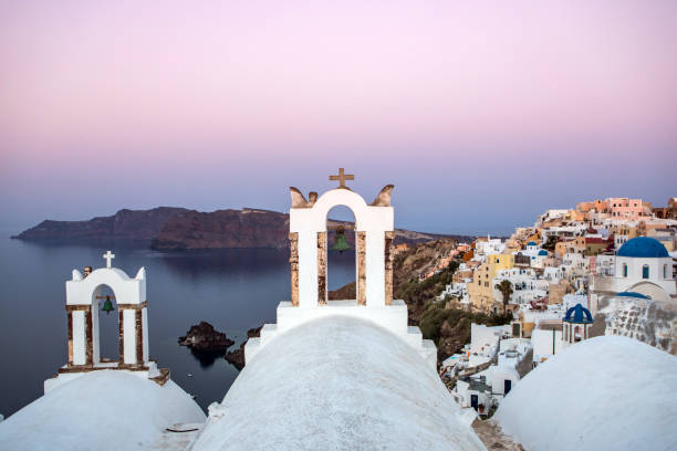 istock Church Santorini at sunrise 2201787715