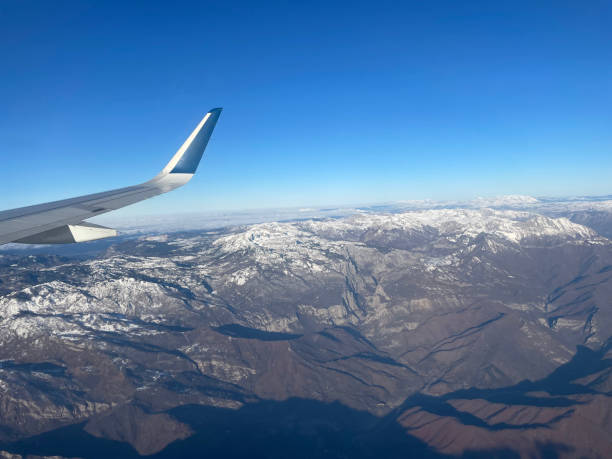 istock A breathtaking aerial view from an airplane window 2201788193