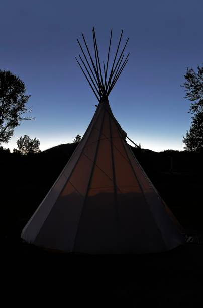istock Tipi Camping in Beavertail Hill, Montana 2201789540