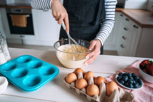 istock Whisking Mixture with Passion in the Kitchen 2201794479