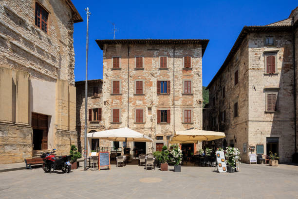istock Gubbio, medieval town square in Umbria 2201800273