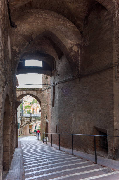 istock Arches in Appia Street in Perugia 2201801988
