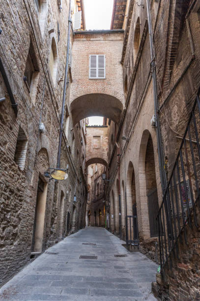 istock Contrasts and squinting on the alleys of Perugia 2201802448