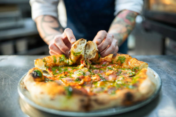 istock Perfect traditional Italian pizza. 2201805753