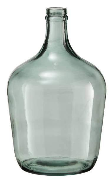 istock glass bottle empty cut out isolated white background with clipping path 2201806322
