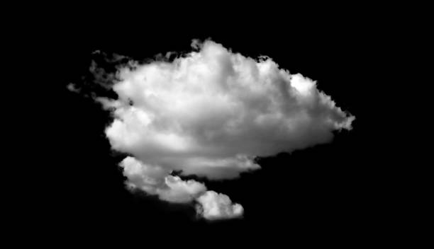 istock Clouds in the sky with black and white isolated like background with lights and patterns isolated on the image. 2201812371