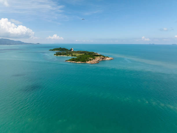 istock Small islands in turquoise waters under blue skies. Bo Put. Koh Samui, Thailand. 2201814362