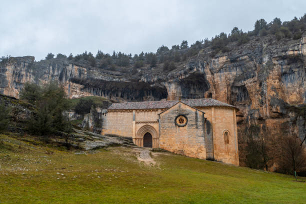 istock Templar hermitage of San Bartolome, in the Rio Lobo canyon. 2201816728