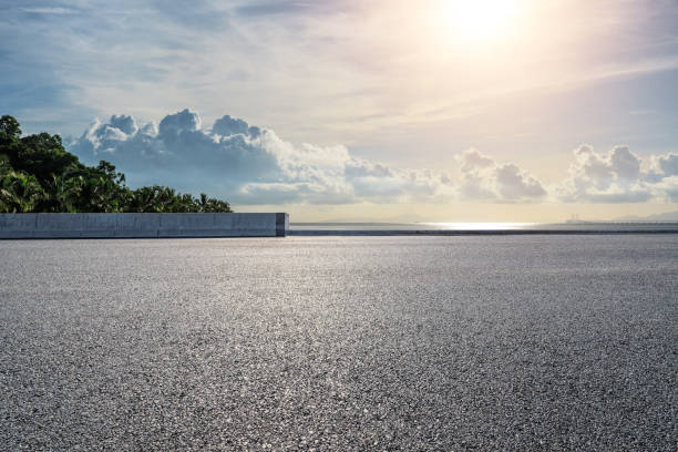 istock Asphalt road and beautiful coastline nature landscape 2201821149