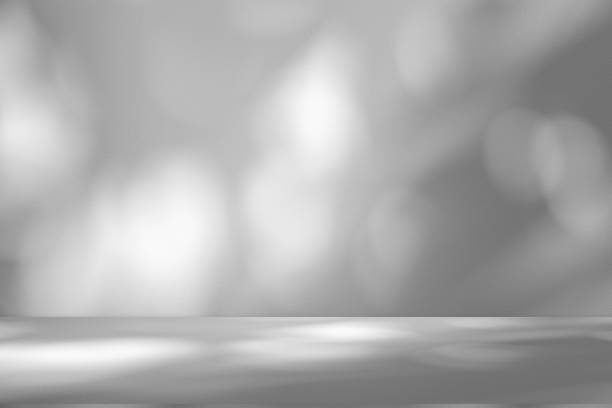 istock Wall interior background, studio and backdrops show products.with shadow from window color white . background for text insertion and presentation product 2201833949