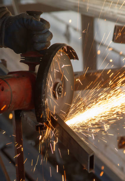 istock A person is using a power tool to cut metal 2201841824