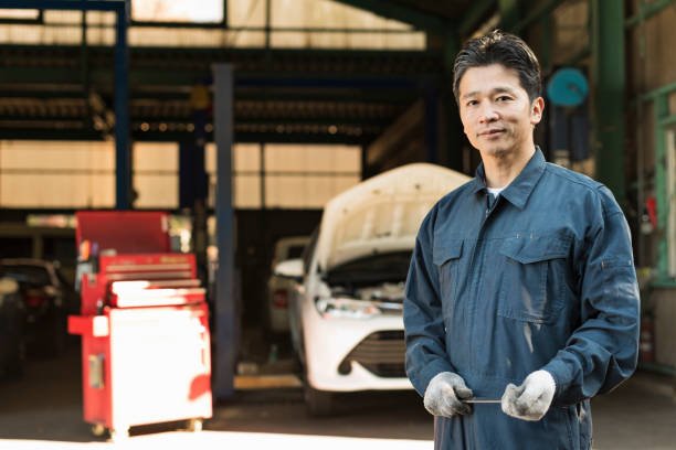 istock Middle-aged male auto mechanic 2201848745