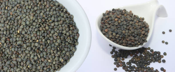 istock Green Lentils in Bulk  Raw Food 2201849597