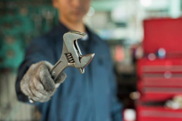 istock Middle-aged male auto mechanic 2201850195